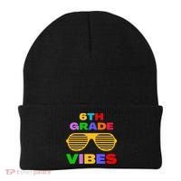 Sixth Grade Vibes First Day Of 6th Grade Kids Back To School Beanie thumb 0