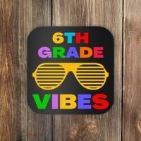 Sixth Grade Vibes First Day Of 6th Grade Kids Back To School Coaster thumb 0
