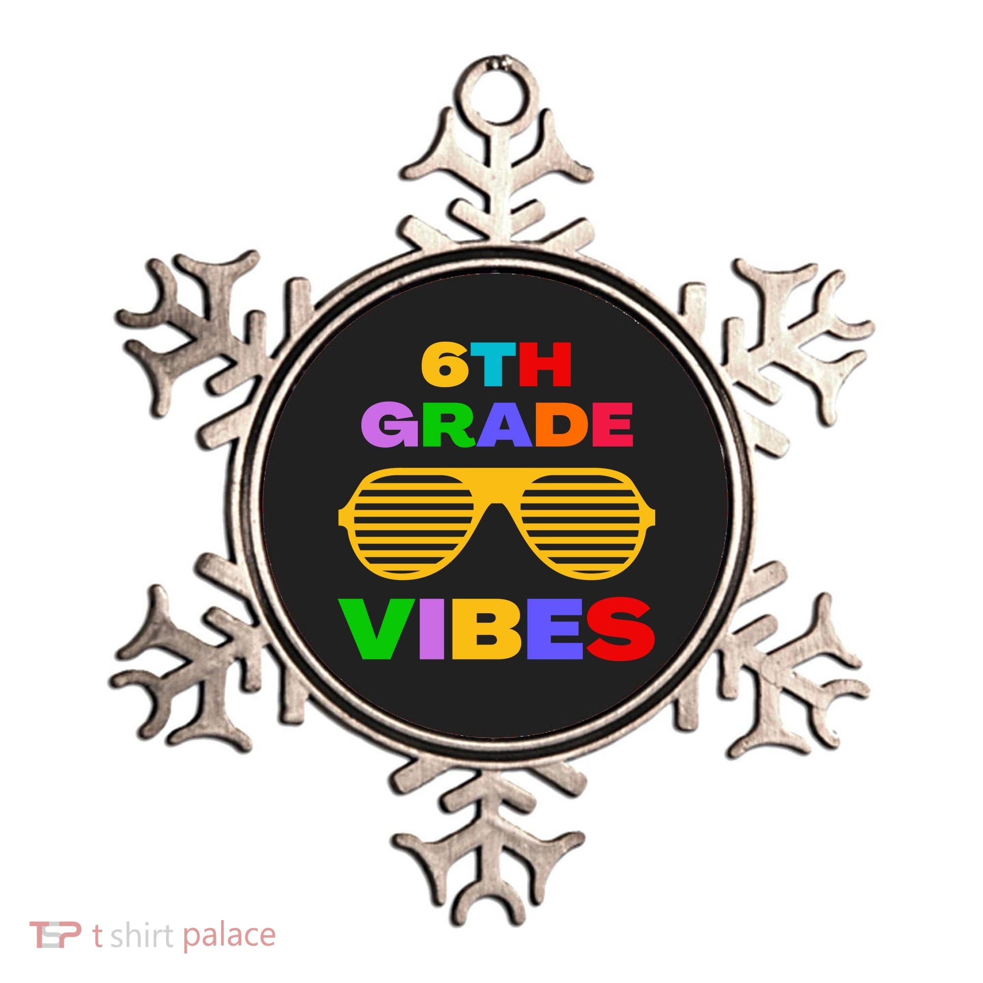 Sixth Grade Vibes First Day Of 6th Grade Kids Back To School Ornament