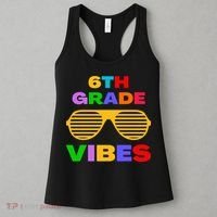 Sixth Grade Vibes First Day Of 6th Grade Kids Back To School Women's Tank Top thumb 3