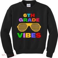 Sixth Grade Vibes First Day Of 6th Grade Kids Back To School Kids Sweatshirt thumb 0