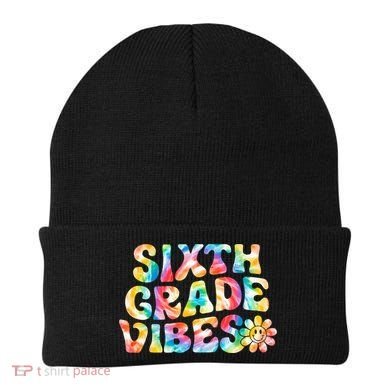 Sixth Grade Vibes 6th Grade Team Teachers Beanie