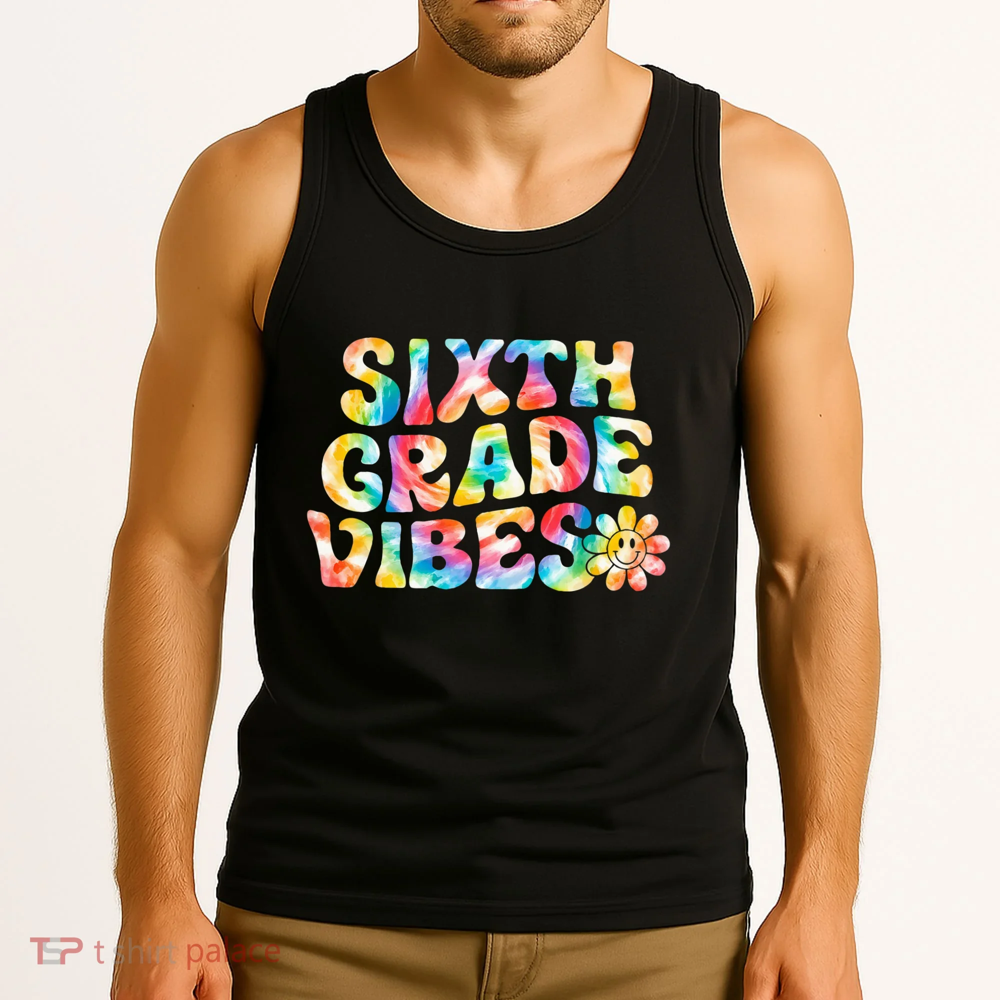 Sixth Grade Vibes 6th Grade Team Teachers Tank Top