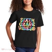 Sixth Grade Vibes 6th Grade Team Teachers Kids T-Shirt thumb 2