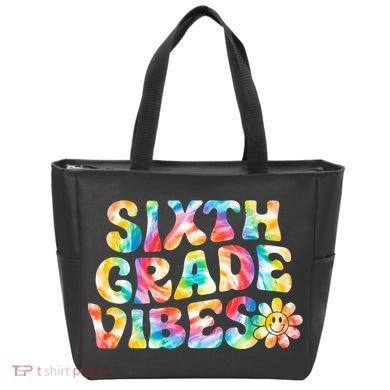 Sixth Grade Vibes 6th Grade Team Teachers Tote Bag