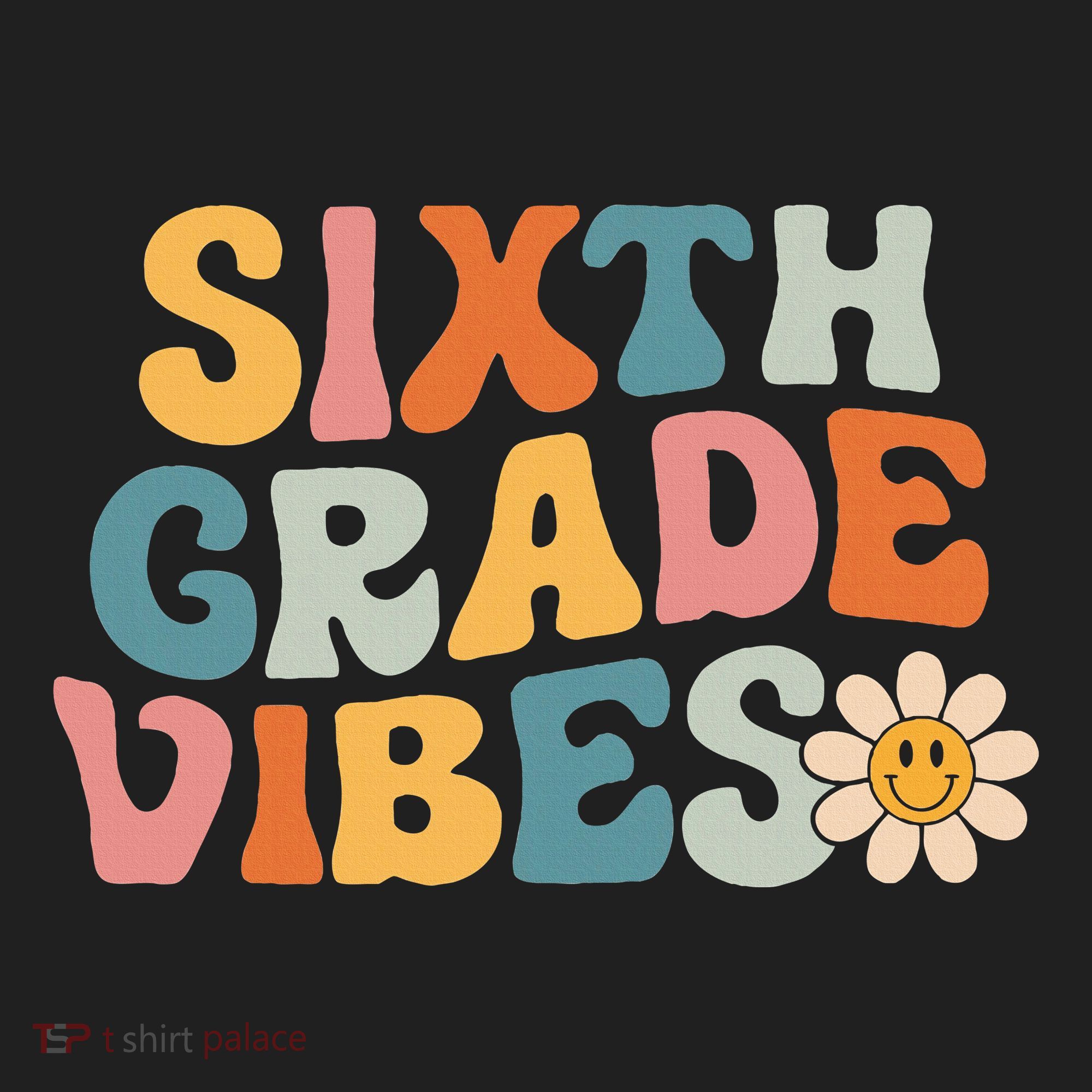 Sixth Grade Vibes 6th Grade Team Retro 1st Day Of School Beanie