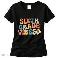 Sixth Grade Vibes 6th Grade Team Retro 1st Day Of School Women's T-Shirt thumb 0