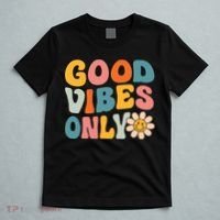 Summer Good Vibes Only Groovy Retro Beach Hawaii Vacation T-Shirt thumb 5