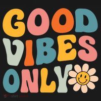 Summer Good Vibes Only Groovy Retro Beach Hawaii Vacation Women's Tank Top thumb 5