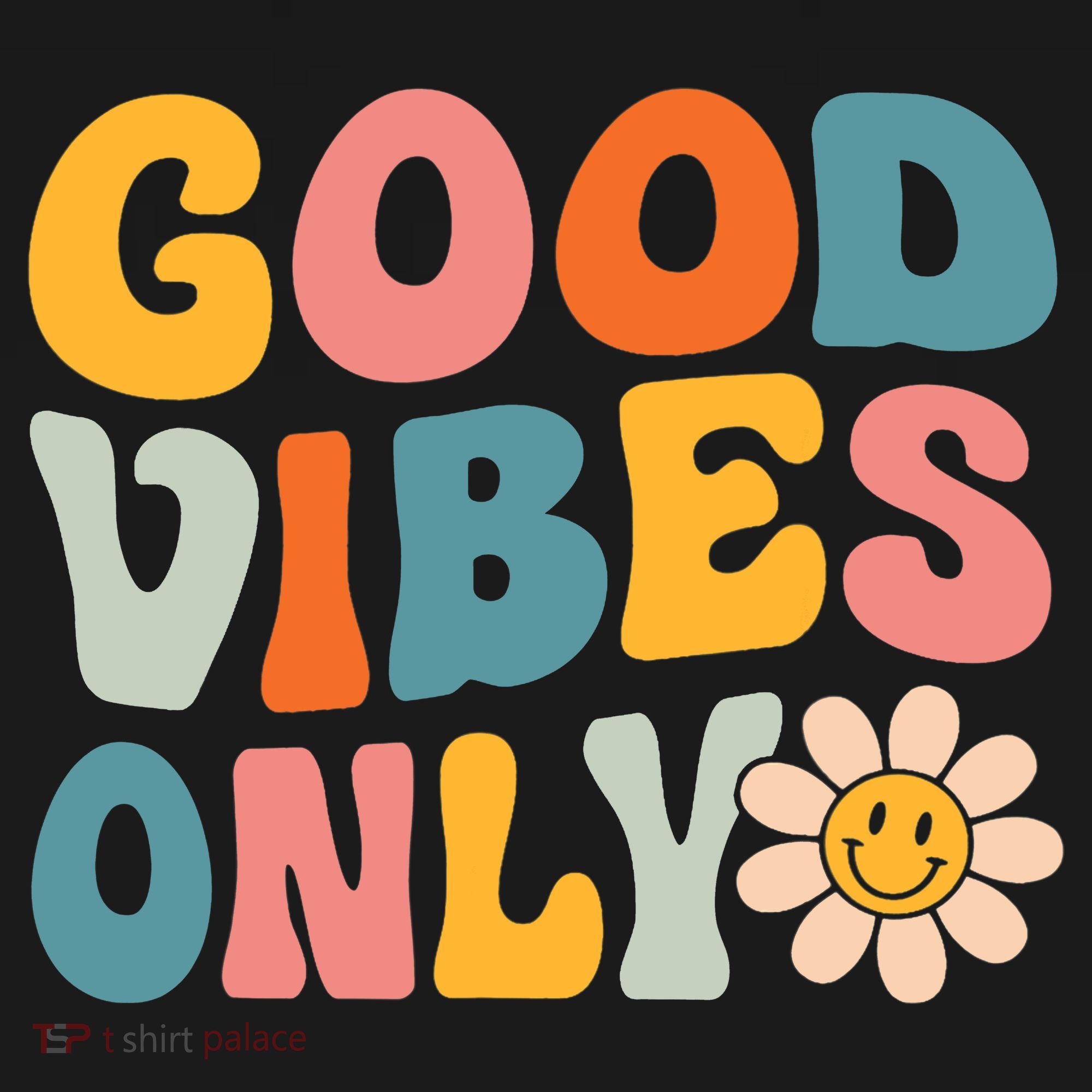 Summer Good Vibes Only Groovy Retro Beach Hawaii Vacation Visor