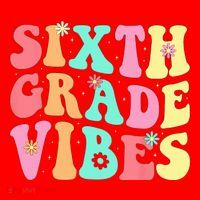 Sixth Grade Vibes 6th Grade First Day Of School Teacher Santa Hat thumb 1