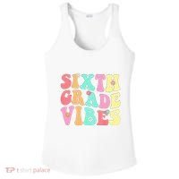 Sixth Grade Vibes 6th Grade First Day Of School Teacher Ladies PosiCharge Competitor Racerback Tank thumb 0