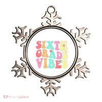 Sixth Grade Vibes 6th Grade First Day Of School Teacher Ornament thumb 0