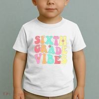 Sixth Grade Vibes 6th Grade First Day Of School Teacher Toddler T-Shirt thumb 2