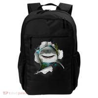Shark Great White Shark Deep Sea Fishing Funny Shark Backpack thumb 0