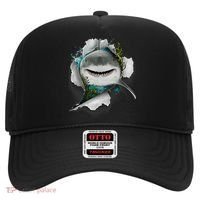 Shark Great White Shark Deep Sea Fishing Funny Shark Hat thumb 0