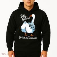 Silly Goose With A Caboose Funny Hoodie thumb 2