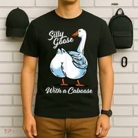 Silly Goose With A Caboose Funny T-Shirt thumb 6