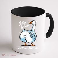 Silly Goose With A Caboose Funny Coffee Mug thumb 1