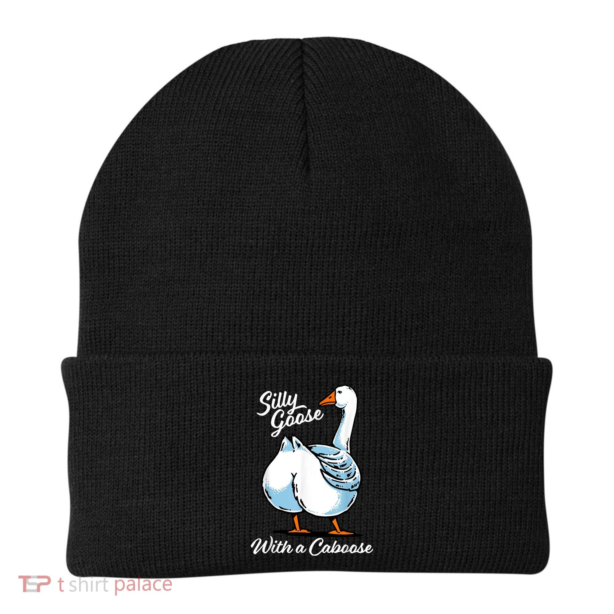 Silly Goose With A Caboose Funny Beanie