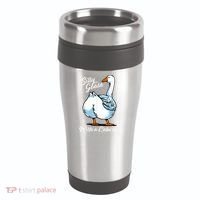 Silly Goose With A Caboose Funny 16oz Travel Tumbler thumb 0