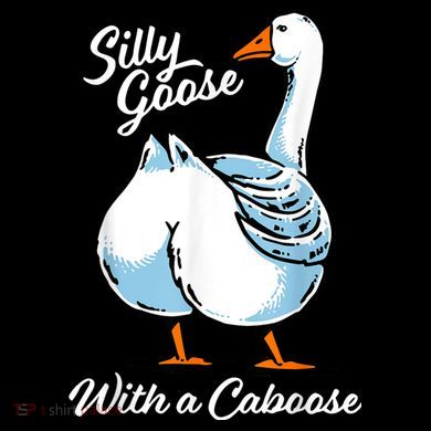 Silly Goose With A Caboose Funny 16oz Travel Tumbler