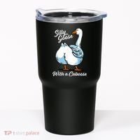 Silly Goose With A Caboose Funny Tumbler thumb 0