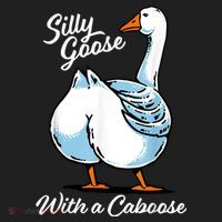 Silly Goose With A Caboose Funny Tumbler thumb 3