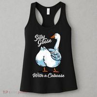 Silly Goose With A Caboose Funny Women's Tank Top thumb 3