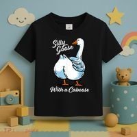 Silly Goose With A Caboose Funny Toddler T-Shirt thumb 3