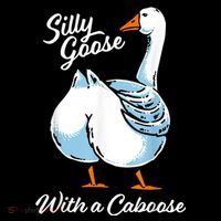 Silly Goose With A Caboose Funny Kids Sweatshirt thumb 2
