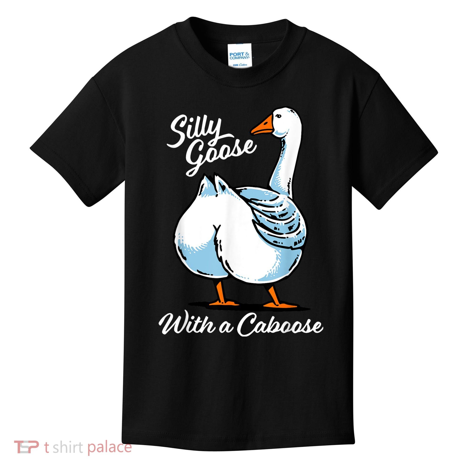 Silly Goose With A Caboose Funny Kids T-Shirt