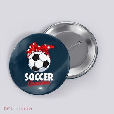Soccer Grandma Women Button