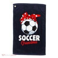 Soccer Grandma Women Golf Towel thumb 0