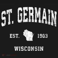 St. Germain Wisconsin Wi Vintage Athletic Sports T-Shirt thumb 7