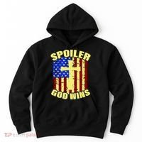 Spoiler God Wins American Flag Hoodie thumb 0