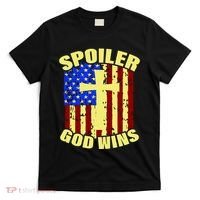 Spoiler God Wins American Flag T-Shirt thumb 0