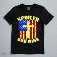 Spoiler God Wins American Flag T-Shirt thumb 5