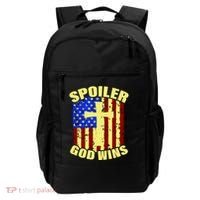 Spoiler God Wins American Flag Backpack thumb 0