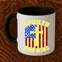 Spoiler God Wins American Flag Coffee Mug thumb 2
