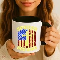 Spoiler God Wins American Flag Coffee Mug thumb 3