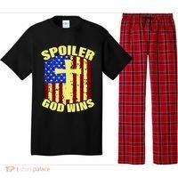 Spoiler God Wins American Flag Pajama Set thumb 0