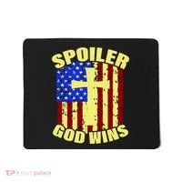 Spoiler God Wins American Flag Mousepad thumb 0