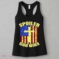 Spoiler God Wins American Flag Women's Tank Top thumb 3