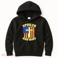 Spoiler God Wins American Flag Kids Hoodie thumb 0