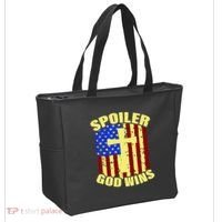 Spoiler God Wins American Flag Tote Bag thumb 2