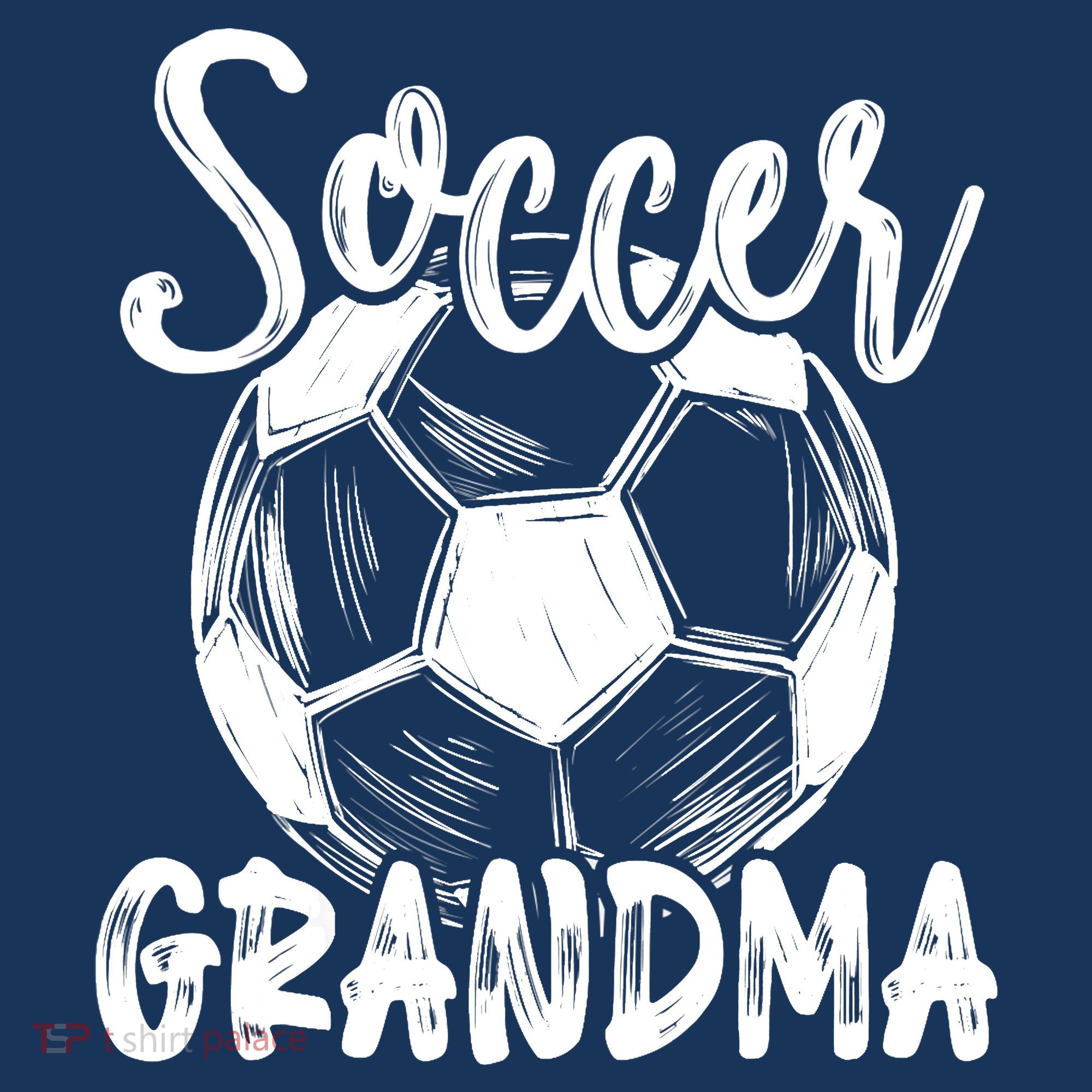Soccer Grandma Wo Family Matching Team Player Soccer Ball T-Shirt