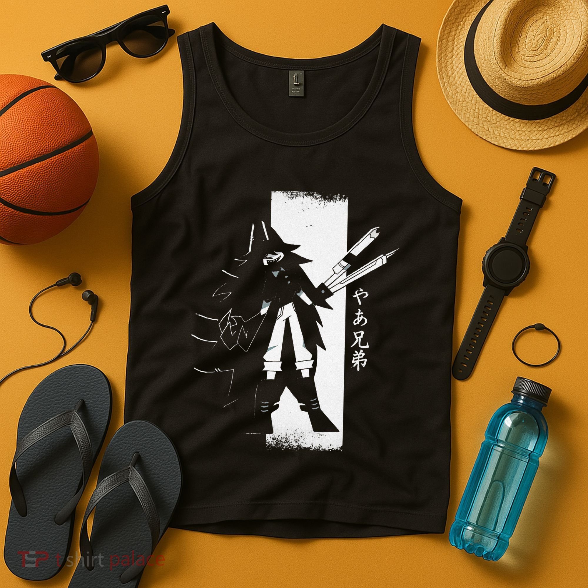 Samurai Girl Warrior Ukiyo Fpe Fundamental Paper Education Tank Top