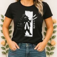 Samurai Girl Warrior Ukiyo Fpe Fundamental Paper Education Women's T-Shirt thumb 2