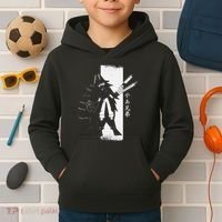 Samurai Girl Warrior Ukiyo Fpe Fundamental Paper Education Kids Hoodie thumb 2